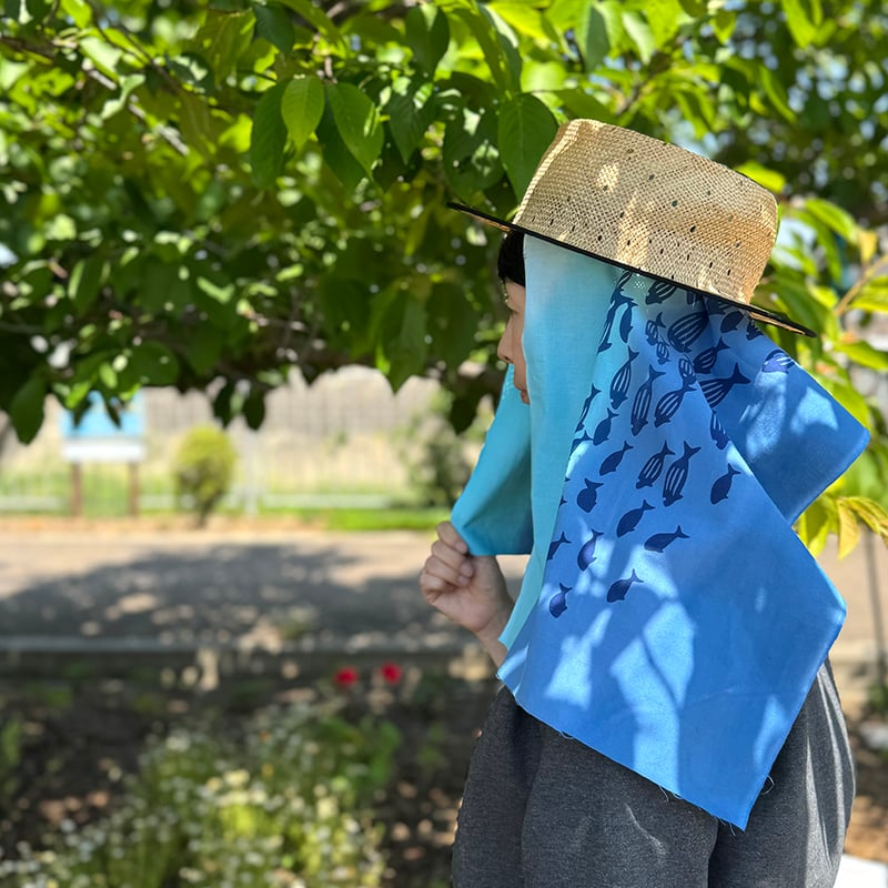 手ぬぐい｜紺碧の海-Maldives- | 手ぬぐい専門店にじゆら ONLINE‐SHOP