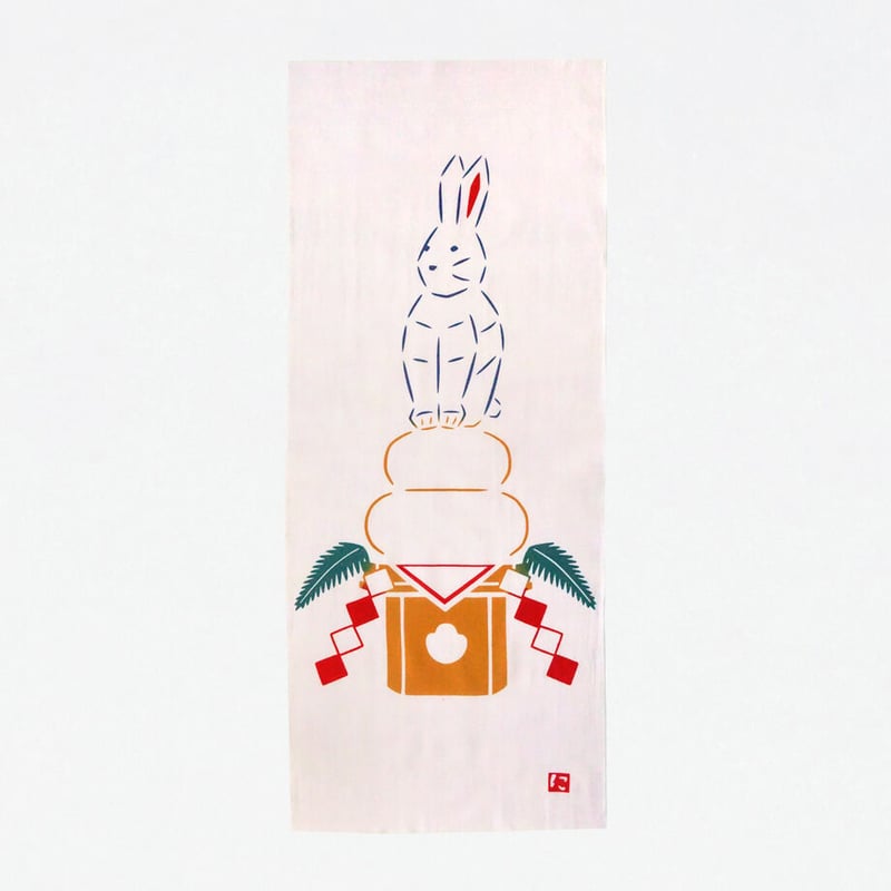 手ぬぐい｜かがみもちとえと 卯 | 手ぬぐい専門店にじゆら ONLINE‐SHOP