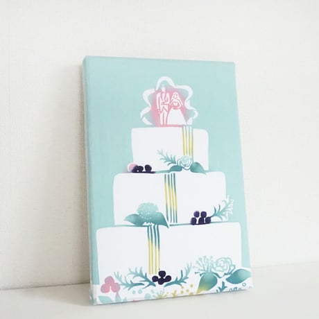 手ぬぐい｜wedding cake