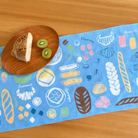 手ぬぐい｜【ナカニ染工場60th企画　2月】 boulangerie Esquisse2026限定色