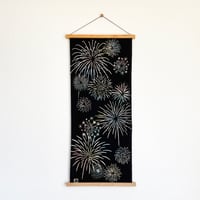 手ぬぐい｜揚花火