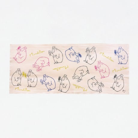 手ぬぐい｜おさるでカンパイ！