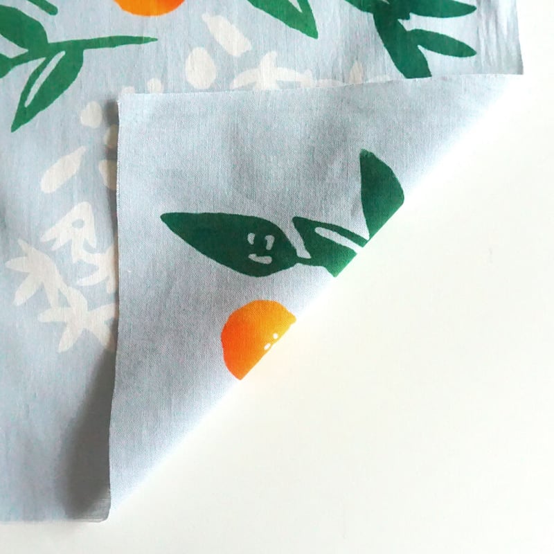 専用❤限定価格❤みかん＊ふわっサラ❤手拭いヘアドライタオル❤小花桃紫