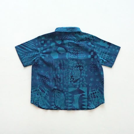 KIDS SHIRTS  weac×にじゆら　like a Adire Eleko-Nigeria-