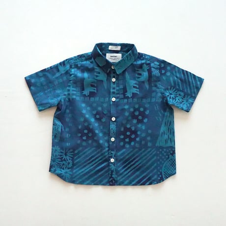 KIDS SHIRTS  weac×にじゆら　like a Adire Eleko-Nigeria-