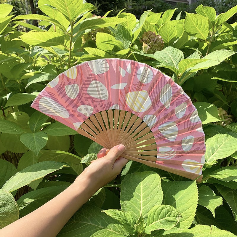 扇子｜はまぐり | 手ぬぐい専門店にじゆら ONLINE‐SHOP