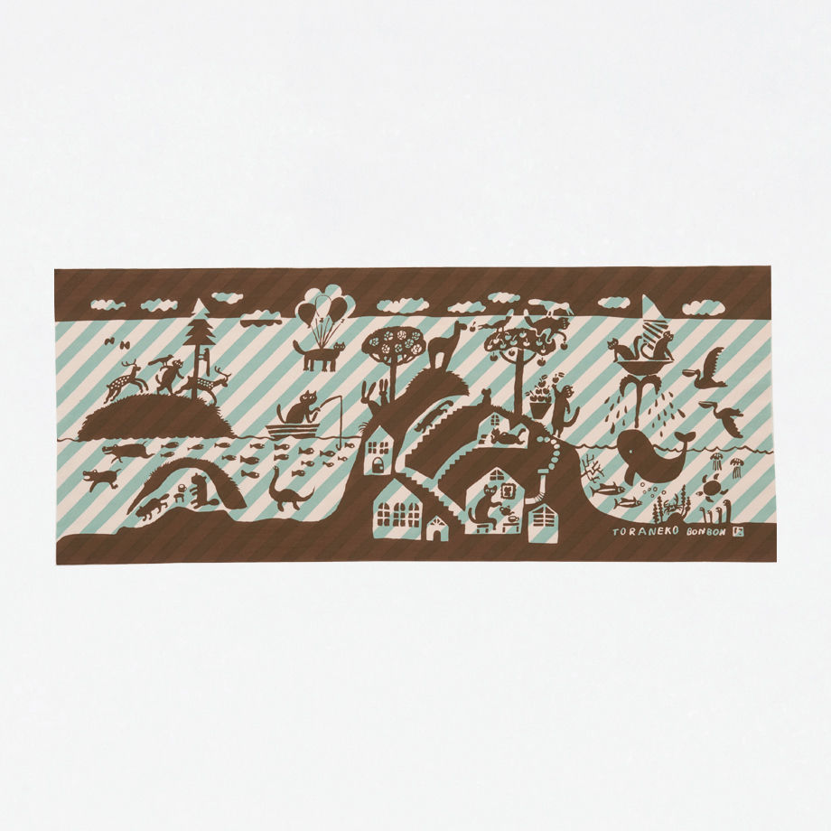 手ぬぐい｜僕たちの住む世界 | 手ぬぐい専門店にじゆら ONLINE‐SHOP