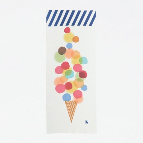 手ぬぐい｜ice cream