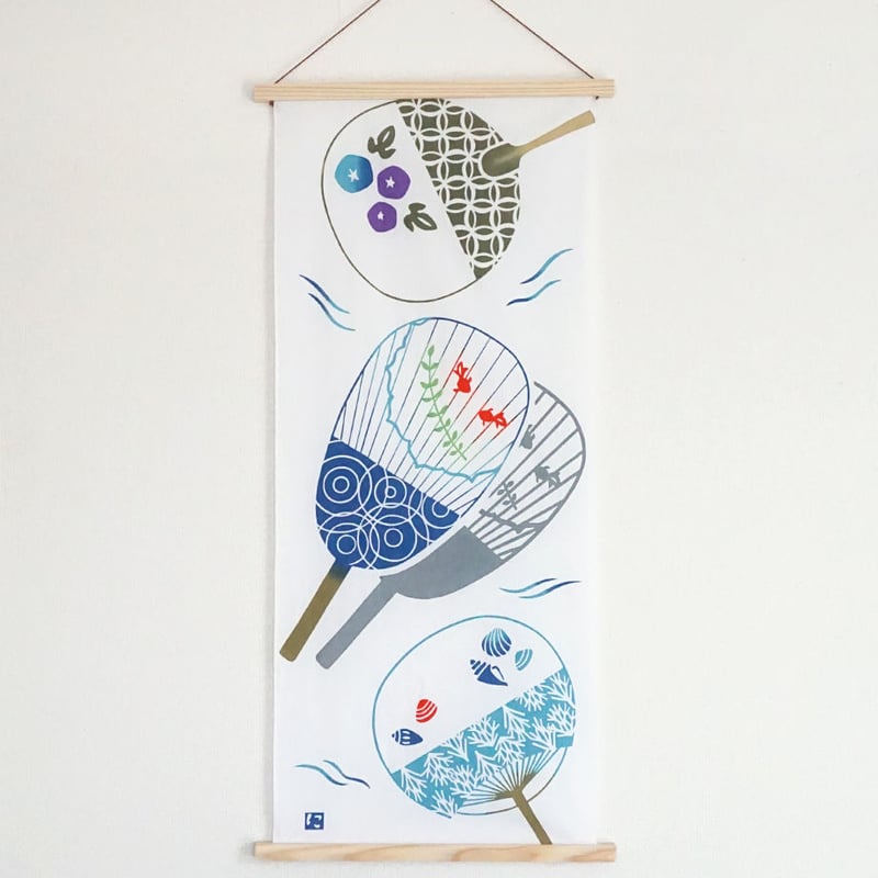 手ぬぐい｜清涼うちわ | 手ぬぐい専門店にじゆら ONLINE‐SHOP