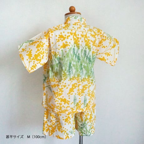 甚平｜tenugui bouquet　ミモザ
