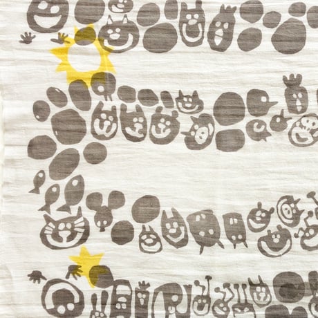 もういっこの手ぬぐい ｜職人デザイン手ぬぐい　まいど、おおきに。おたガ～ゼさまです。（ガーゼ）