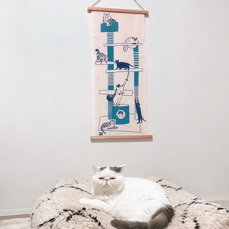 手ぬぐい｜cat tower