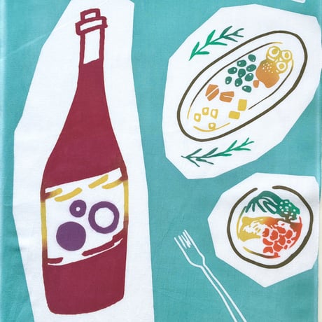 手ぬぐい｜Living with wine