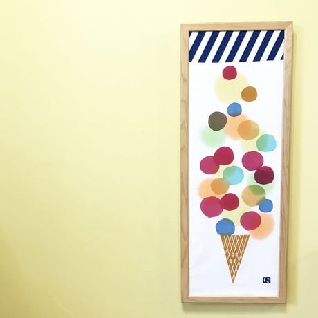 手ぬぐい｜ice cream