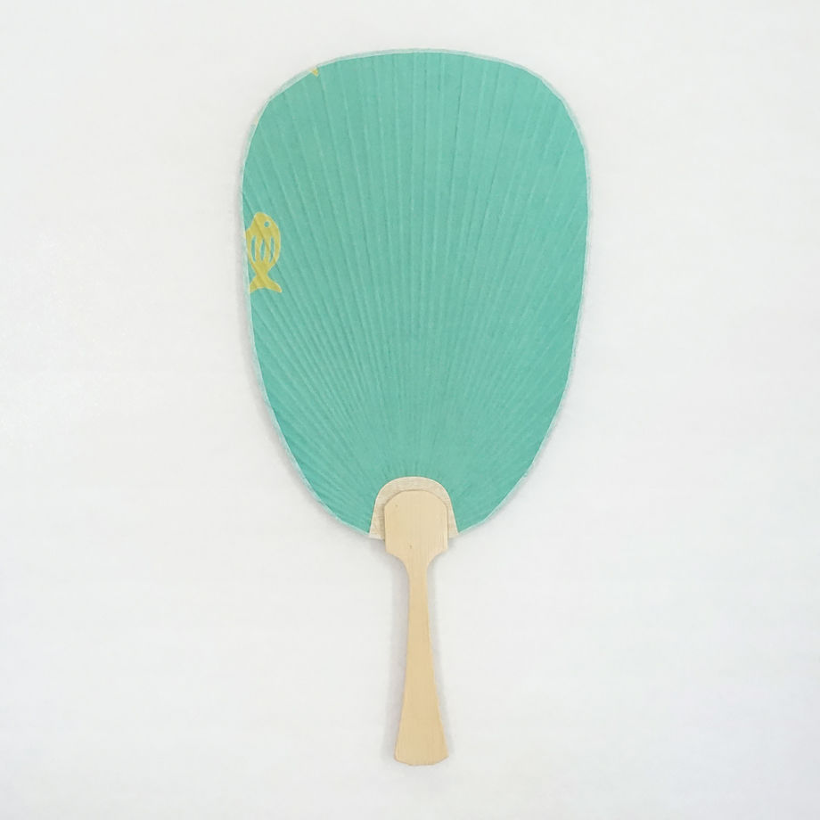 空の境界　うちわ・てぬぐい Reカタチ｜京うちわ 紺碧の海－Maldives－ | 手ぬぐい専門店にじ