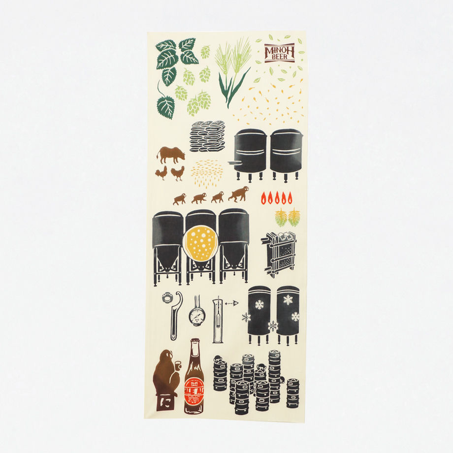 手ぬぐい｜MiNOH BREWERY | 手ぬぐい専門店にじゆら ONLINE‐SHOP