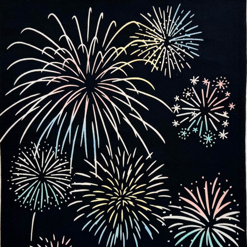 ★711★ 夏くじら 花火 ☆711☆ 夏くじら 花火