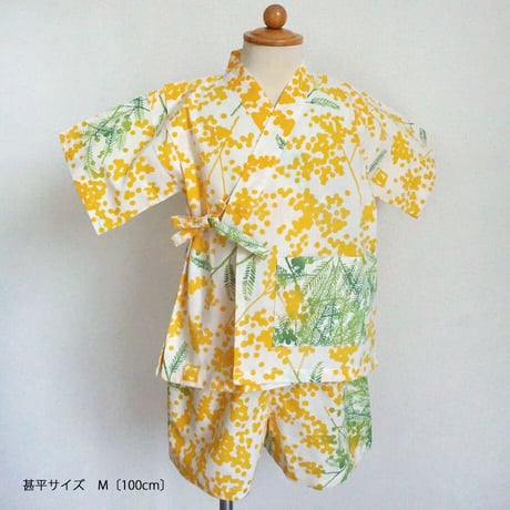 甚平｜tenugui bouquet　ミモザ