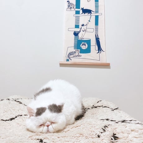 手ぬぐい｜cat tower