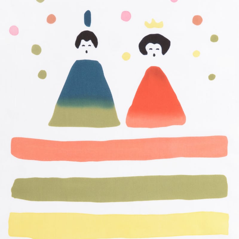 手ぬぐい｜たのしいたのしいひなまつり | 手ぬぐい専門店にじゆら