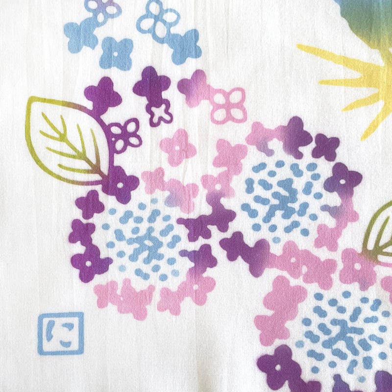 ぬぬぬ様　画像確認用 手ぬぐい｜うつろう七変化とダイヤモンド富士 | 手ぬぐい専門店にじ