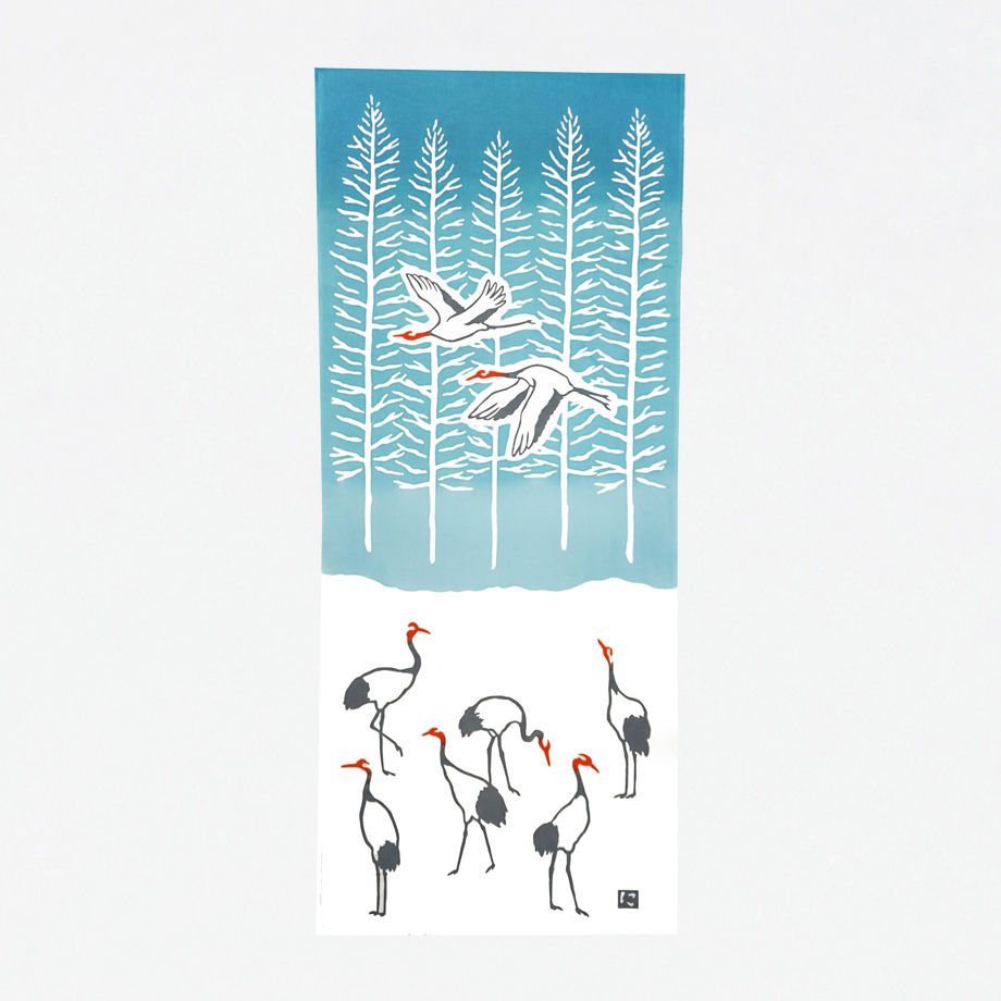 手ぬぐい｜丹頂鶴 | 手ぬぐい専門店にじゆら ONLINE‐SHOP