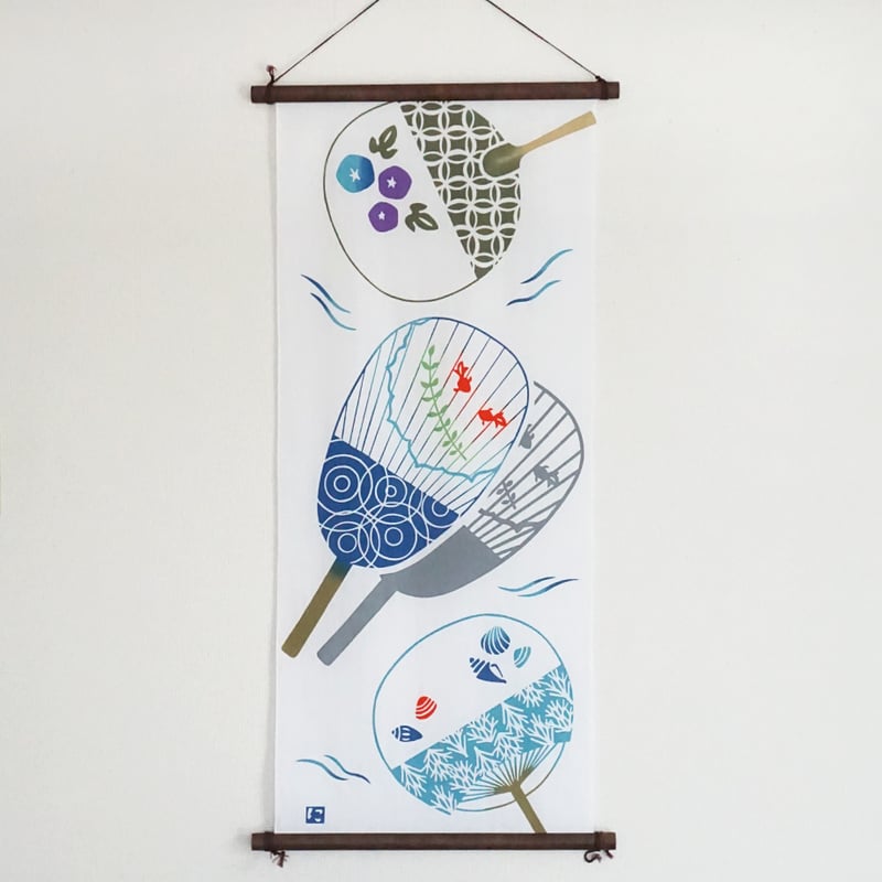 手ぬぐいタペストリー マグネット式 手ぬぐい用タペストリー棒 - kenema