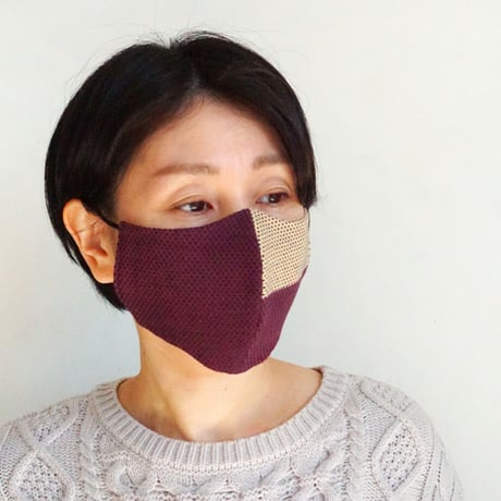 マスク｜刺し子風あったかマスク