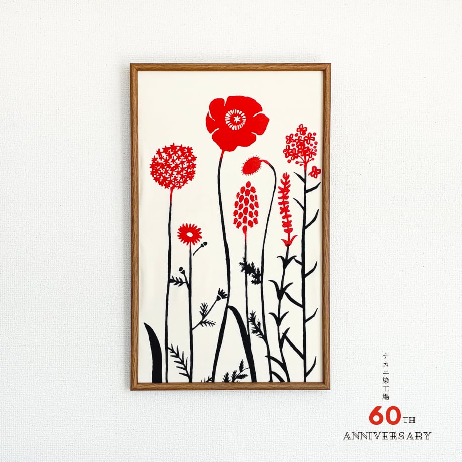 nugoo 手ぬぐい　ボトル包み　薔薇　薄紅 手ぬぐい｜【ナカニ染工場60th企画】花みくじ2026限定色 | 手ぬぐい