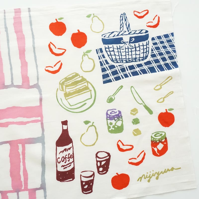 手ぬぐい｜picnic check | 手ぬぐい専門店にじゆら ONLINE‐SHOP