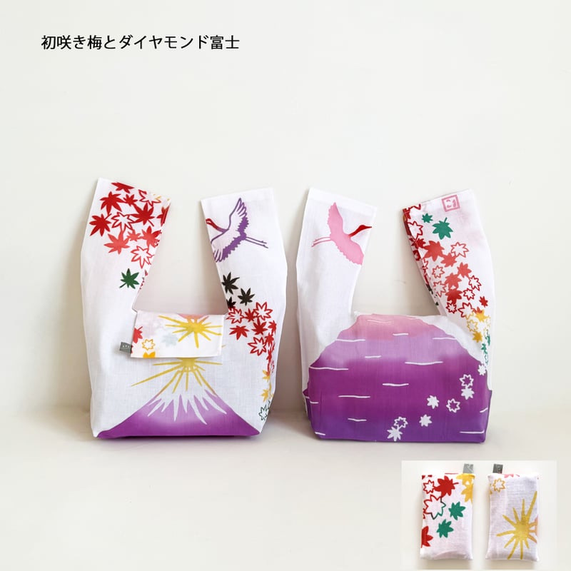 Re カタチ｜エコバッグmini | 手ぬぐい専門店にじゆら ONLINE‐SHOP