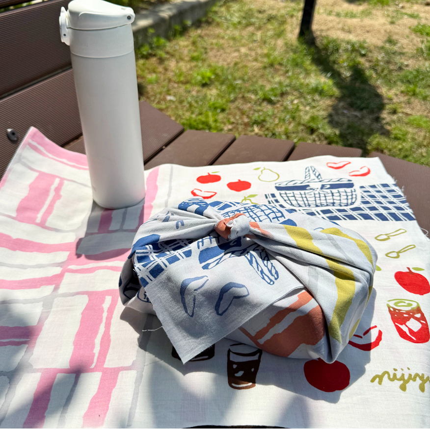 手ぬぐい｜picnic check | 手ぬぐい専門店にじゆら ONLINE‐SHOP