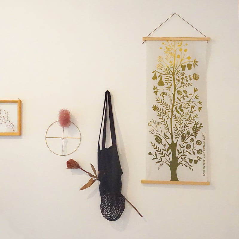 手ぬぐいタペストリー タペストリー棒｜TAPESTRY STICK タテ柄用 | 手ぬぐい専門店にじ