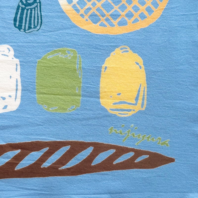 手ぬぐい｜【ナカニ染工場60th企画】 boulangerie Esquisse2026限定色