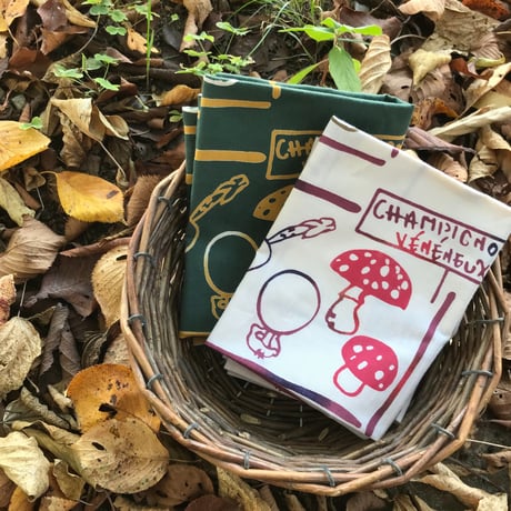 手ぬぐい｜きのこ狩り〔everyday60tenugui〕