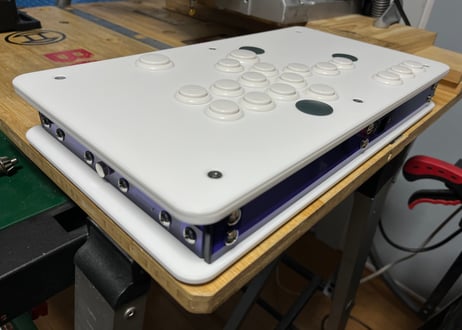 【当日～翌々日発送　PC･PS5等対応アケコン/11ボタン仕様】AFG-コントローラーtype-alpha+　レバーレス