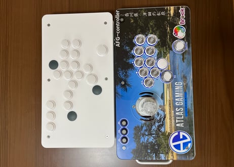 【当日～翌々日発送　PC･PS5等対応アケコン/11ボタン仕様】AFG-コントローラーtype-alpha+　レバーレス