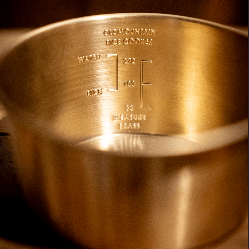 RICECOOKER 480深型 BRASS | old mountain