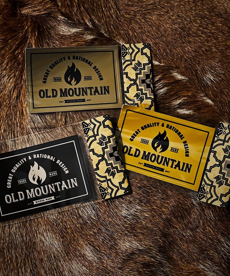 OLDMOUNTAINステッカー W100×H70 | old mountain