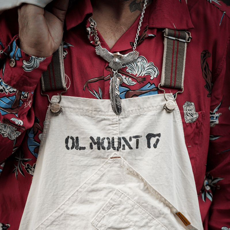 OVERALLS stencil | old mountain