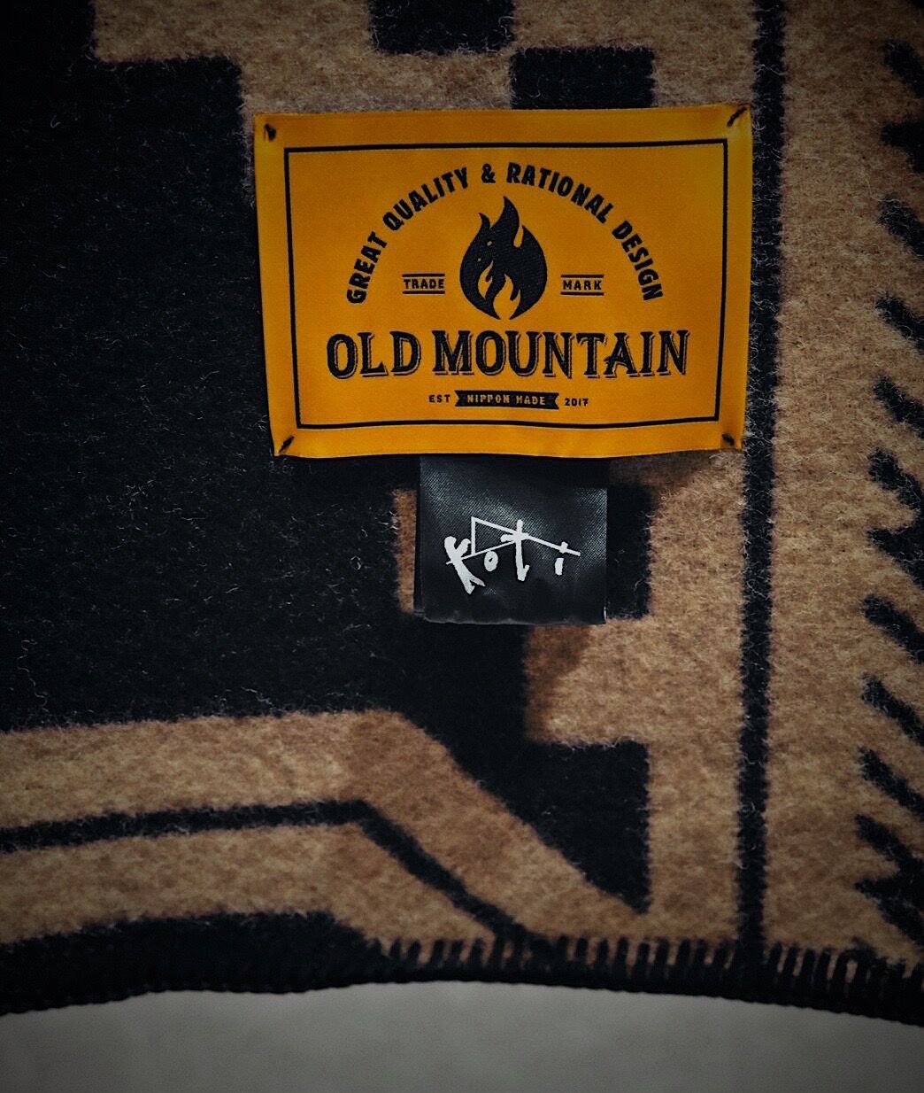 OLD MOUNTAIN×koti　kakemono.夏　ブラウン