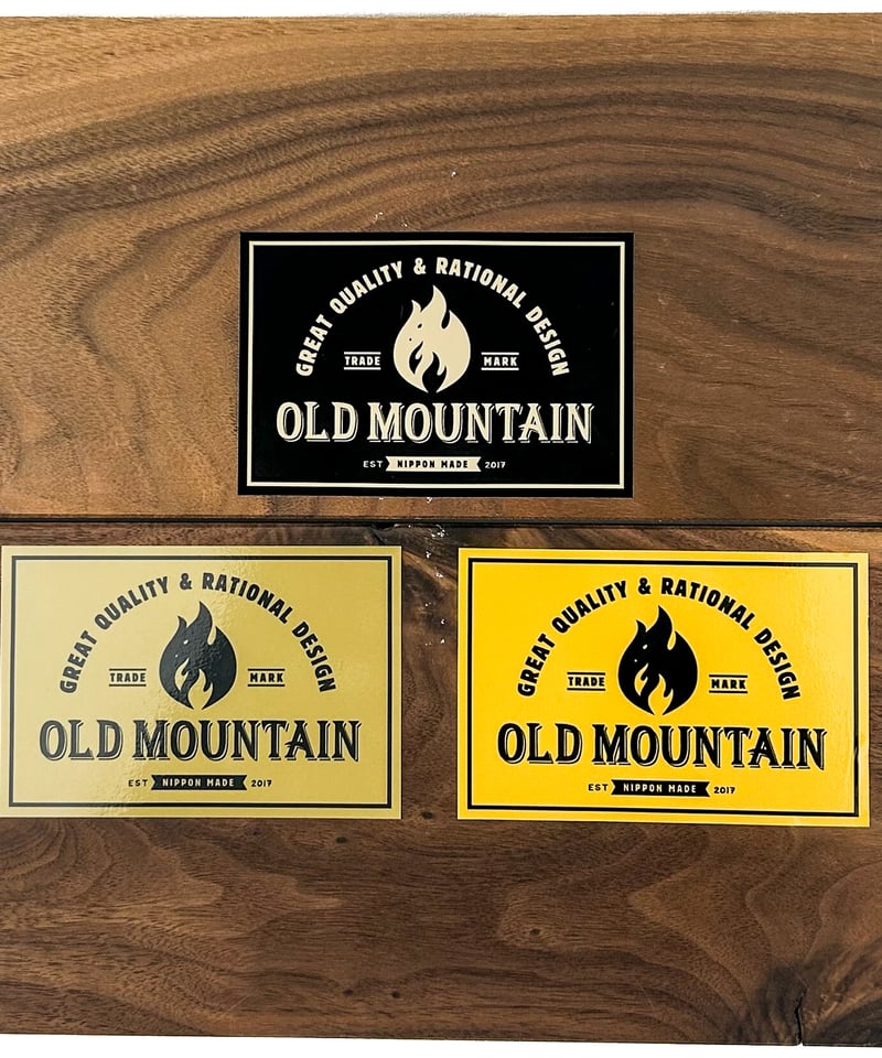 OLDMOUNTAINステッカー W100×H70 | old mountain