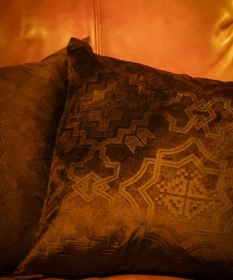 oldmountain veroa cushion cover キャメル Veroa Cushion Cover | old mountain