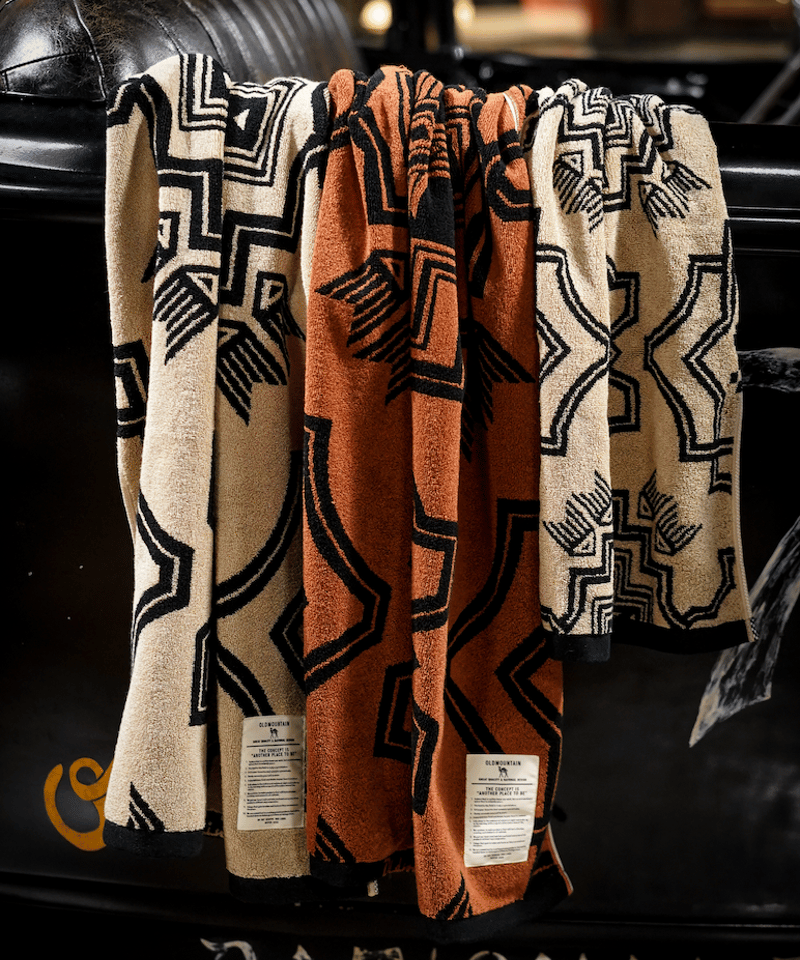 OLDMOUNTAIN COMFORT TOWEL FACE GARA セット COMFORT TOWEL FACE GARA | old mountain