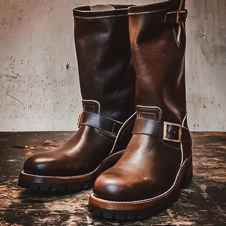 ENGINIEER BOOTS CAMEL LEATHER