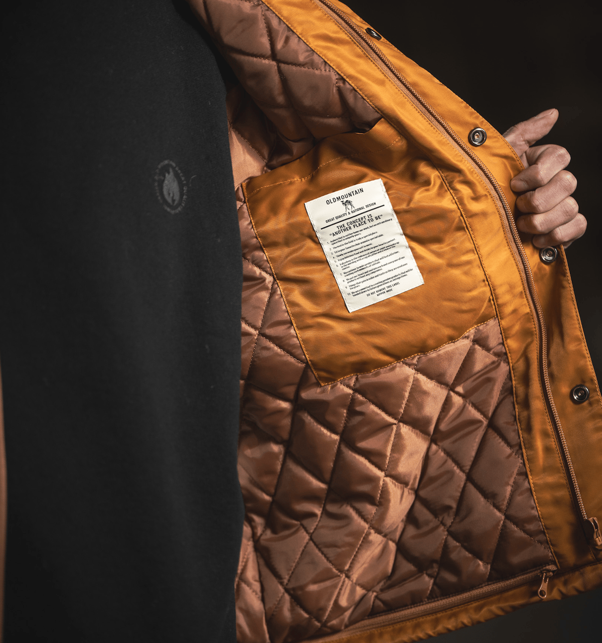 COACH JACKET PRINT Heavy | old mountain