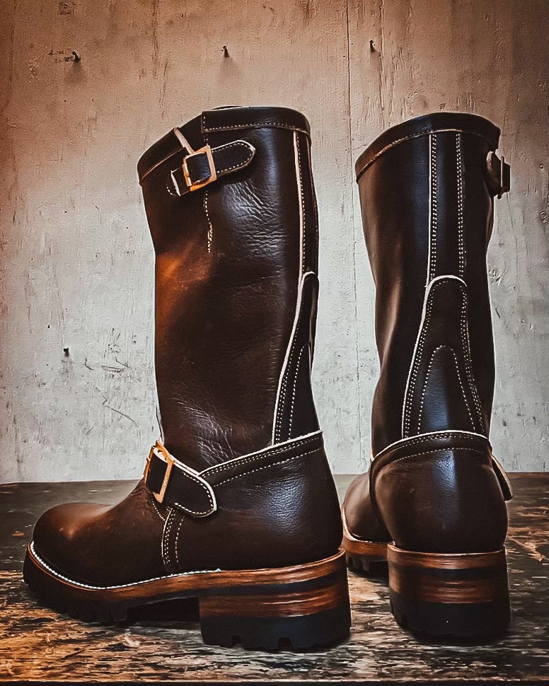 ENGINIEER BOOTS CAMEL LEATHER | old mountain