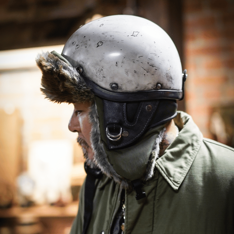 oldmountain flight cap black Mサイズ FLIGHT CAP | old mountain