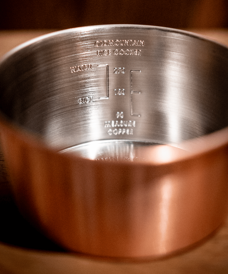 RICECOOKER 480深型 COPPER | old mountain