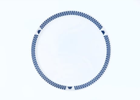 富士山モチーフ　プレート（Ｌ）　紺　／　Mt.FUJI MOTIF PLATE (L)  DARK BLUE